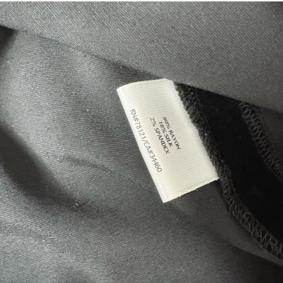 NEW Eileen Fisher Jacket Top Frog Button No Collar Black Silk Blend Black Tunic - Picture 10 of 11